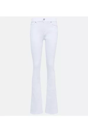 7 for all Mankind Kvinder Bootcut - Bootcut Optic high-rise slim jeans