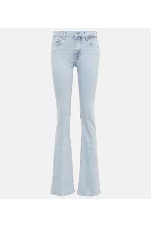 7 for all Mankind Kvinder Bootcut - Mid-rise bootcut jeans