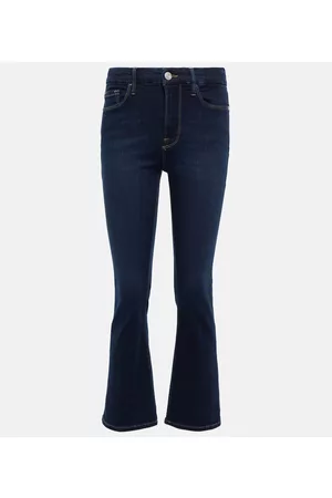 Frame Kvinder Bootcut - High-rise bootcut cropped jeans