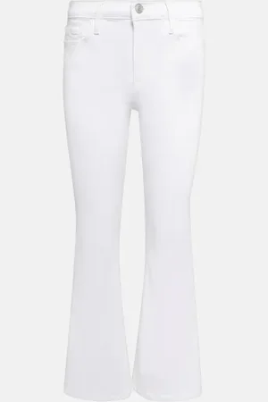 Frame Le Crop Flare Mini Slits high-rise jeans