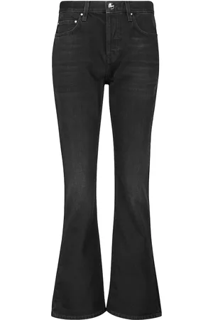Totême Kvinder Bootcut - Mid-rise flared cropped jeans