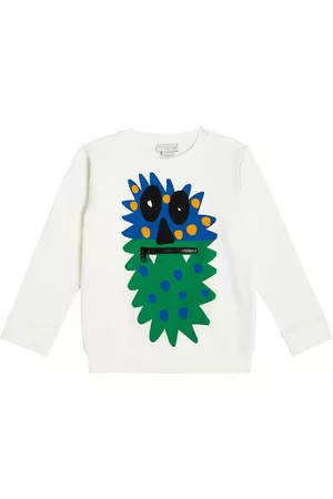 Stella McCartney Drenge Sweatshirts - Printed cotton jersey sweatshirt