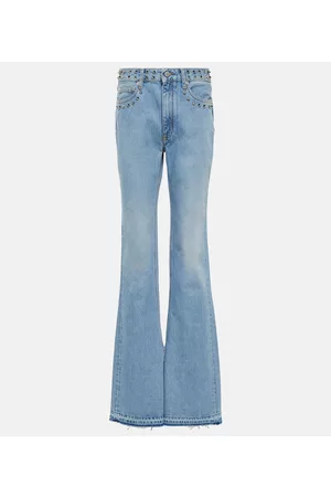 Alessandra Rich Kvinder Bootcut - High-rise flared jeans