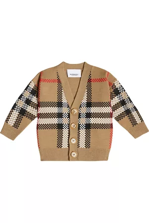 Burberry Cardigans - Baby Vintage Check wool-blend cardigan