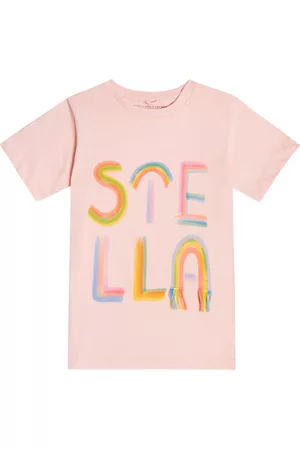 Stella McCartney Piger Kortærmede - Printed cotton t-shirt