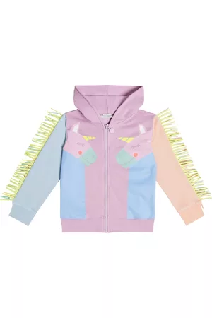 Stella McCartney Piger Sweatshirts - Printed cotton hoodie