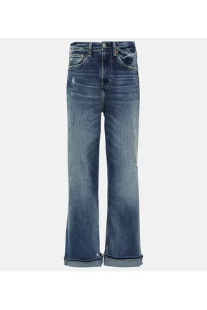 AG Jeans Kvinder Bootcut - New Alexxis high-rise wide-leg jeans