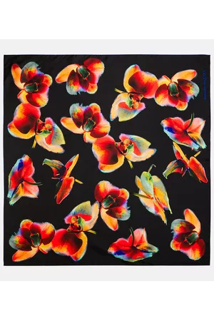 Alexander McQueen Kvinder Tørklæder - Floral silk scarf