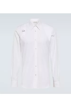 Alexander McQueen Mænd Business skjorter - Harness cotton poplin shirt