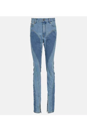 MUGLER Kvinder Skinny - Spiral skinny jeans