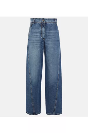 Brunello Cucinelli Kvinder Baggy - Baggy flared jeans