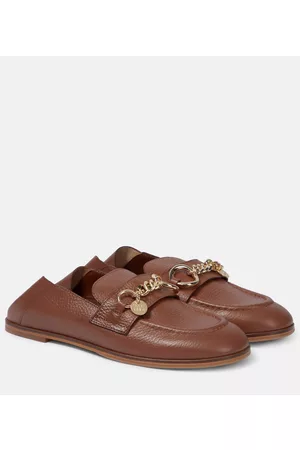 Chloé Kvinder Flade sko - Aryel leather loafers