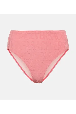VERSACE La Greca jacquard bikini bottoms
