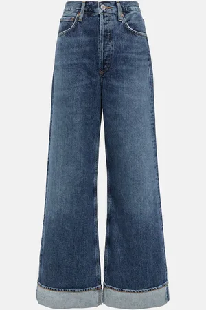 AGOLDE Dame high-rise wide-leg jeans