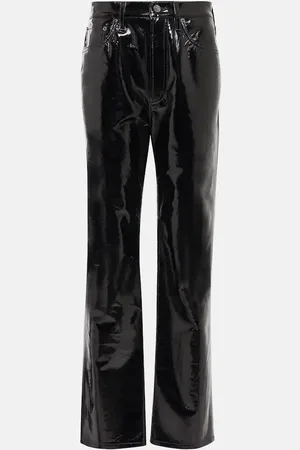 AGOLDE 90s Pinch Waist leather-blend pants