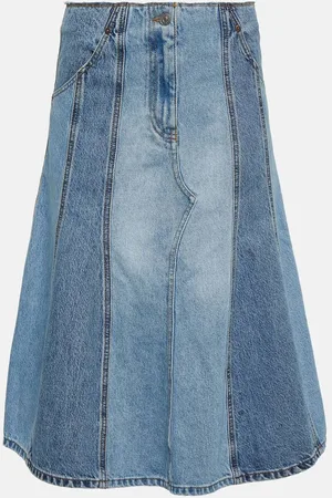 Victoria Beckham Denim midi skirt