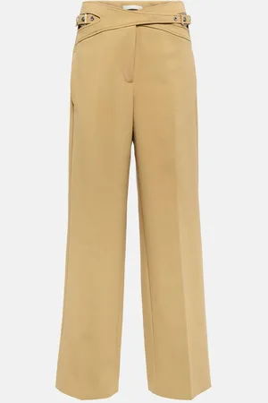 DION LEE Interlock high-rise wide-leg pants