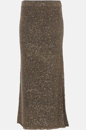 Altuzarra Dione sequin-embellished midi skirt
