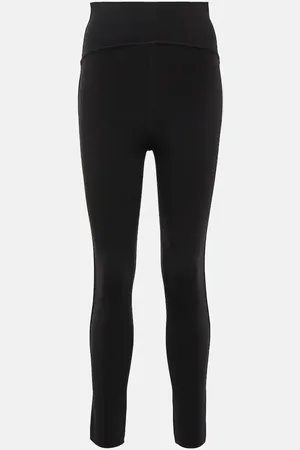 Alaïa AlaÃ¯a High-rise wool-blend leggings