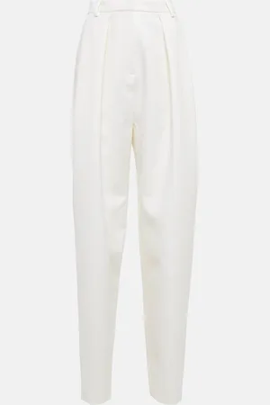 MAGDA BUTRYM Silk and wool tapered pants