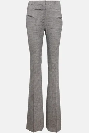 Altuzarra Serge checked wool bootcut pants
