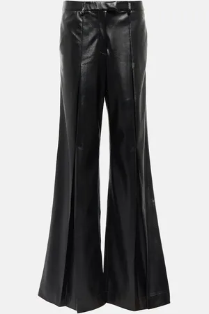 AYA MUSE Vortico low-rise wide-leg faux leather pants