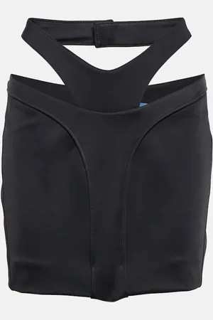 MUGLER Cutout miniskirt