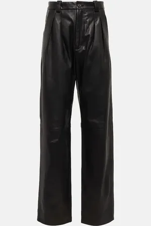 NILI LOTAN Etienne high-rise straight leather pants