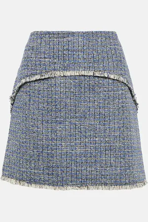Proenza Schouler White Label tweed miniskirt