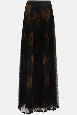 Etro Layered maxi skirt