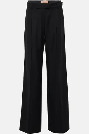 AYA MUSE Conso low-rise wide-leg wool pants
