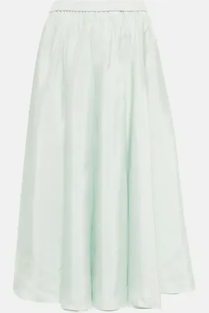 Joseph Smithfield silk midi skirt