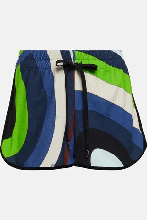 Puccini Iride cotton-blend terry shorts