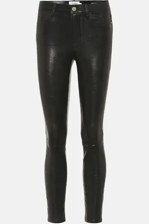 Frame Le High Skinny leather pants