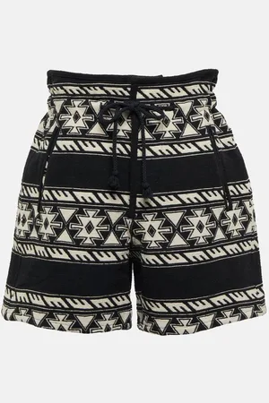 Marant Etoile Linimaga embroidered shorts