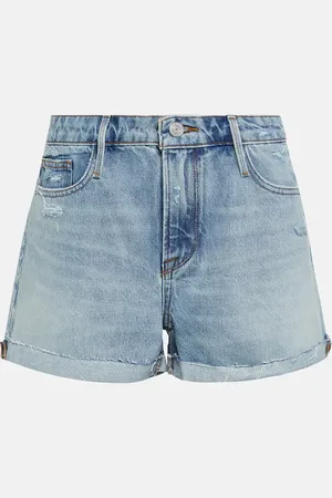 Frame Le Grand Garcon denim shorts