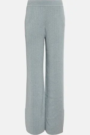 Loro Piana Ribbed-knit cashmere pants
