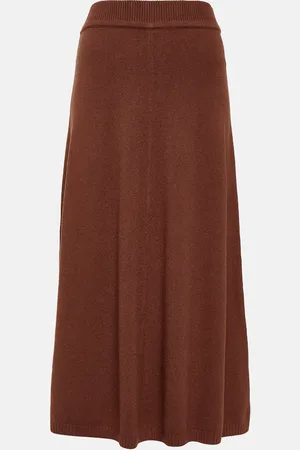 Joseph Silk-blend midi skirt