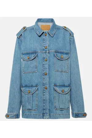 Blazé Milano BlazÃ© Milano Sahariana oversized denim jacket