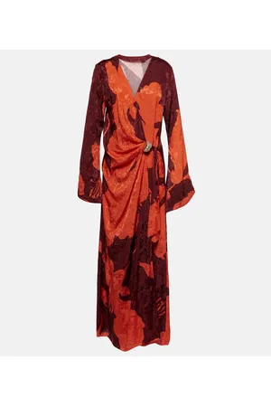 JOHANNA ORTIZ Floral jacquard maxi dress