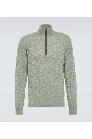 Loro Piana Treccia cable-knit cashmere sweater