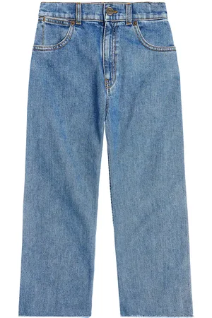 Gucci High-rise wide-leg jeans