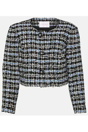 Carolina Herrera Cropped tweed jacket
