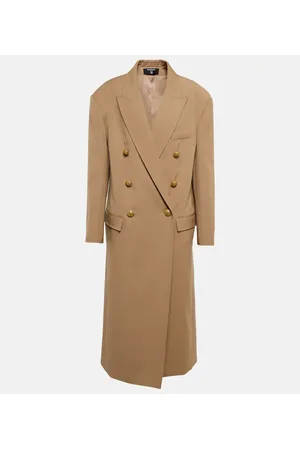 Balmain Oversized wool coat