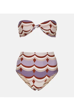 Adriana Degreas Vintage Waves printed bikini
