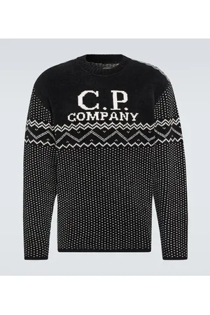 C.P. Company Chenille cotton jacquard sweater