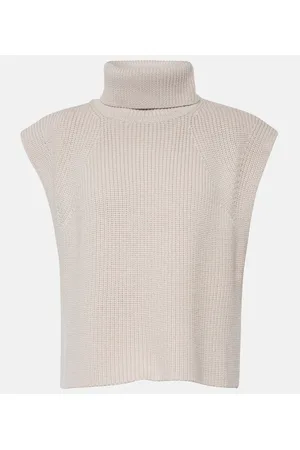 Marant Etoile Megan turtleneck wool sweater vest