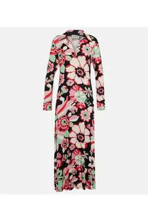 RIXO London Tillie floral jersey midi dress
