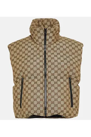Gucci GG canvas puffer vest
