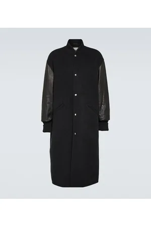 Jil Sander Cashmere and leather coat